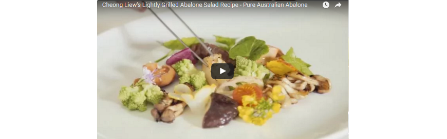 Recipe: Cheong Liew's Lightly Grilled Abalone Salad with Abalone Liver Dressing